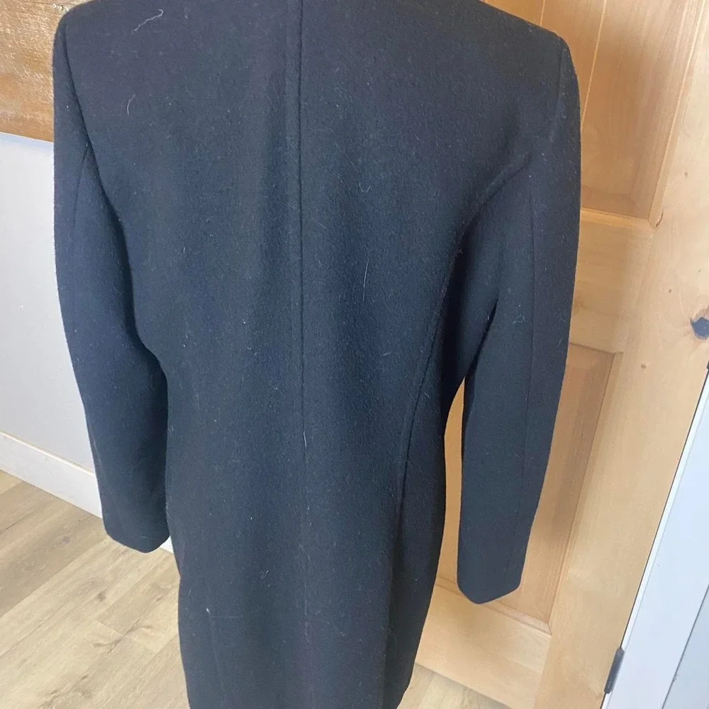 Vintage 90s Donny‎ Brooke 100% Wool Peacoat Double-Breasted Minimalist Winter M